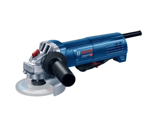 Bosch GWS 9-100 P Professional Angle Grinder – 100mm Compact Grinder with Paddle Switch for Precision Cutting, Grinding, and Polishing Applications